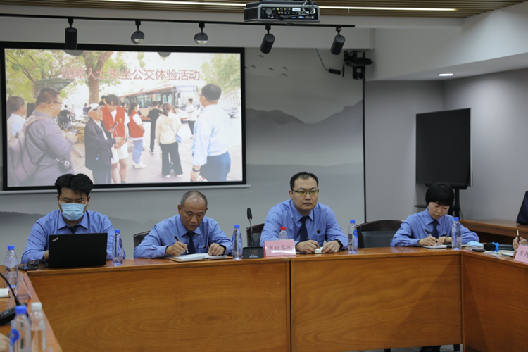 該案件解決了3萬余名視障人士日常出行難題，天津市人民檢察院就此召開經(jīng)驗交流會。天津市人民檢察院供圖